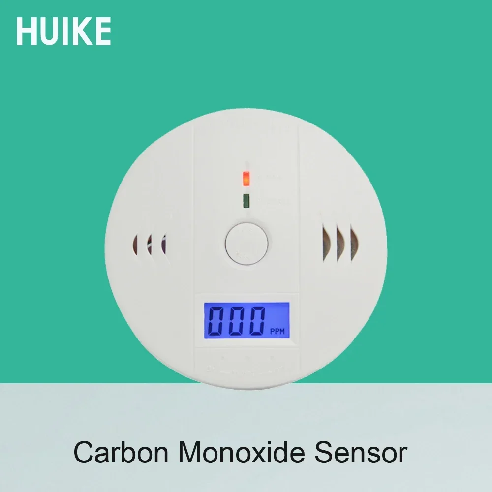 1Pcs Standalone Battery Inside CO Alarm Sensor Anti Posioning Carbon Monoxide Detector Personal Safe Gas Detector Alarm