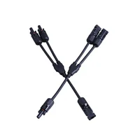 1/5/20/100Set PV Solar Connector  Photovoltaic Male Female Plug Waterproof 3 4 5 Way Y-Type 1 In 2/3/4 Out Solar Kits System 5