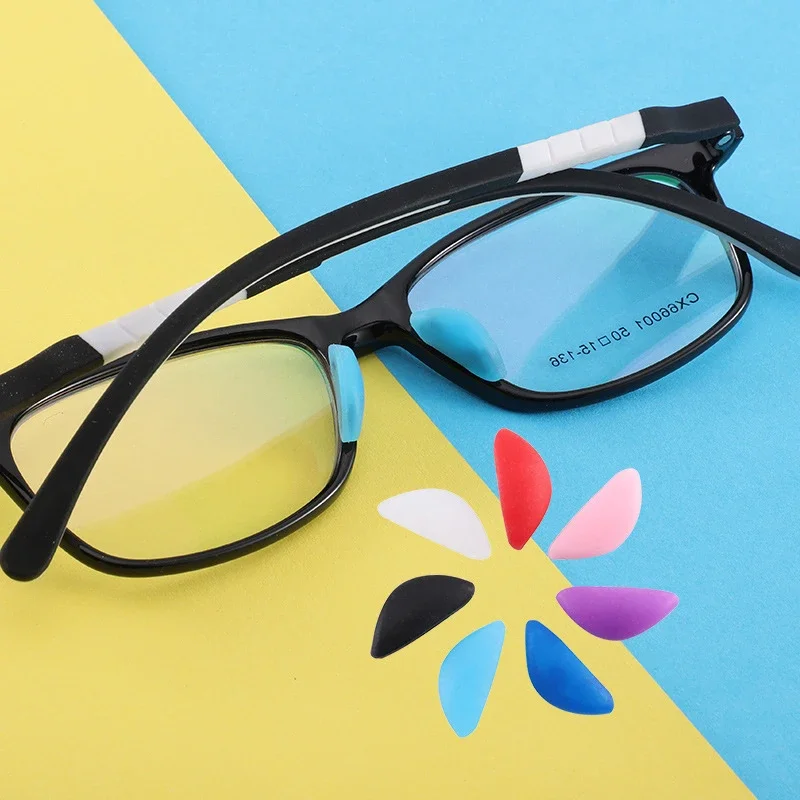 10 Pairs Half-moon Shape Silicone Glasses Eyeglasses Nose Pads Optical Frame Repair Accessory Part Insert Glasses Nose Pads glasses nose pads