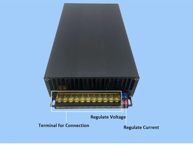 Description Picture 4 of itemCLPW 2000W Single Output AC DC 0-24V 28V 83A 36V 48V 60V 72V Adjustable PSU For Led Light CCTV Stepper AC DC Transformer