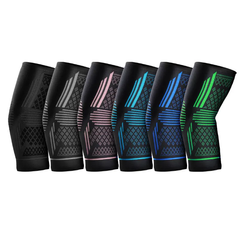 Sports Elbow Protector Men Pressurized Gym Crossfit Elbow Protection Volleyball Soccer Football Basketball Pads Breathable elbow brace elbow strap elbow pads