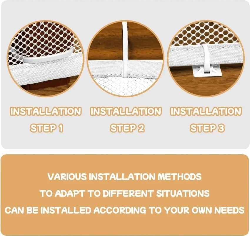 Child Safety Net Banister Guard for Baby Fence Mesh Guard Protection Mesh for Kids Pets Rail Balcony Banister Stair Net Safety
