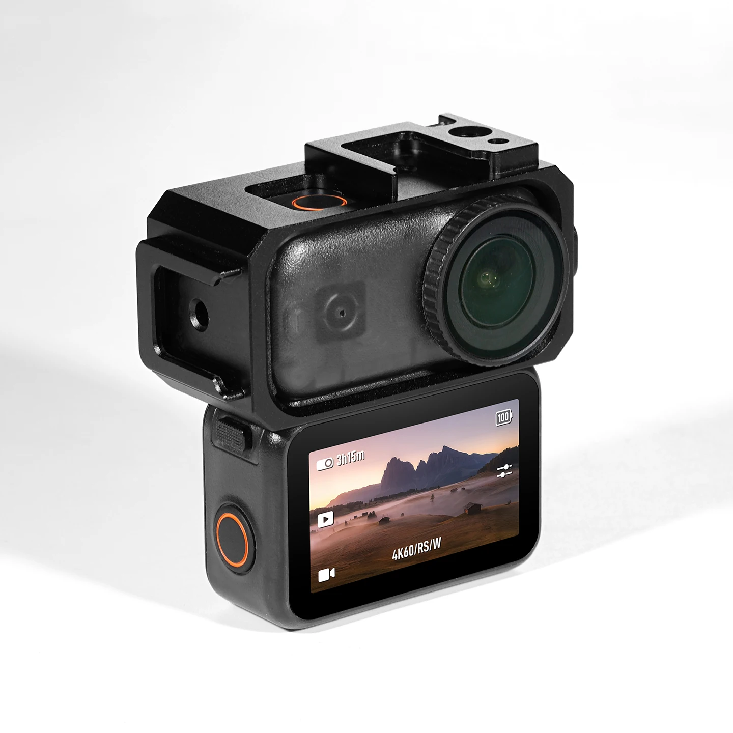 DJI 오즈모 나노 카메라 케이지 2핀 어댑터 1/4 나사 콜드 슈 마운트 삼각대 헬멧 브래킷 마그네틱 충전 베이스 옵션
