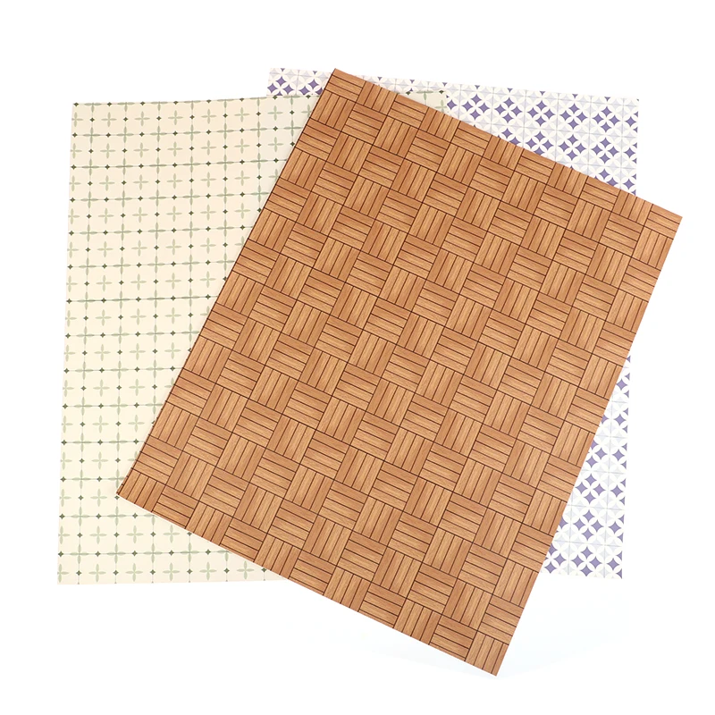

1:12 Dollhouse Miniature Floor Wallpaper Floor Mat Scene Background Pad Model Home Decor Toy Doll House Accessories