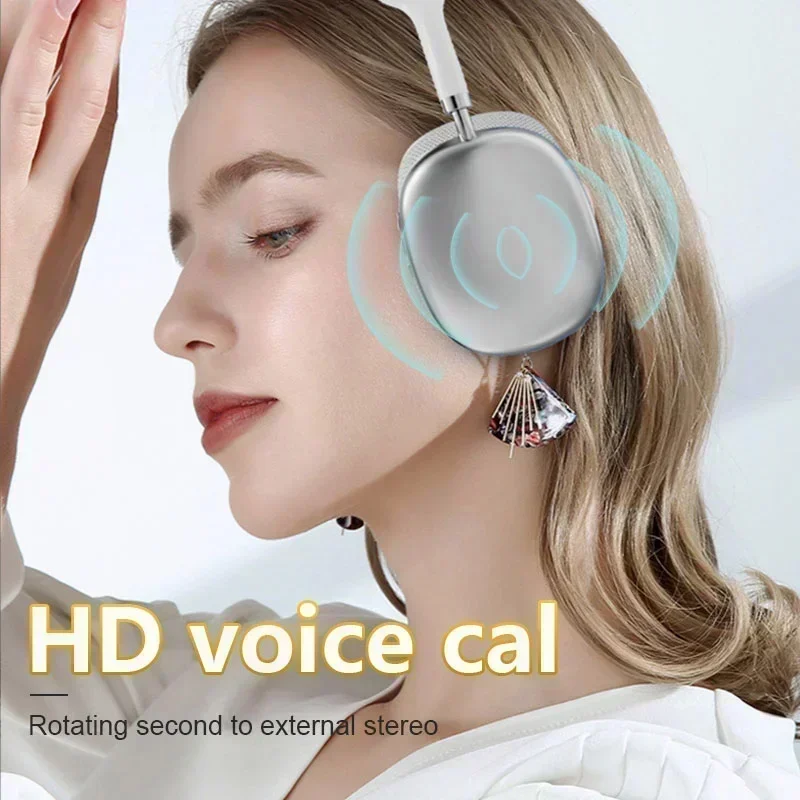 P9 Pro Max Air Max 5.1 Wireless Bluetooth Headphones Noise Cancelling Mic Pods Over Ear Sport Gaming Headset for Any Phone 5Pcs