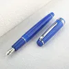 JINHAO 82 Blue Fountain Pen Student F EF Ink Pen High Quality Calligraphy Pen Stationery School Office Supplies 6