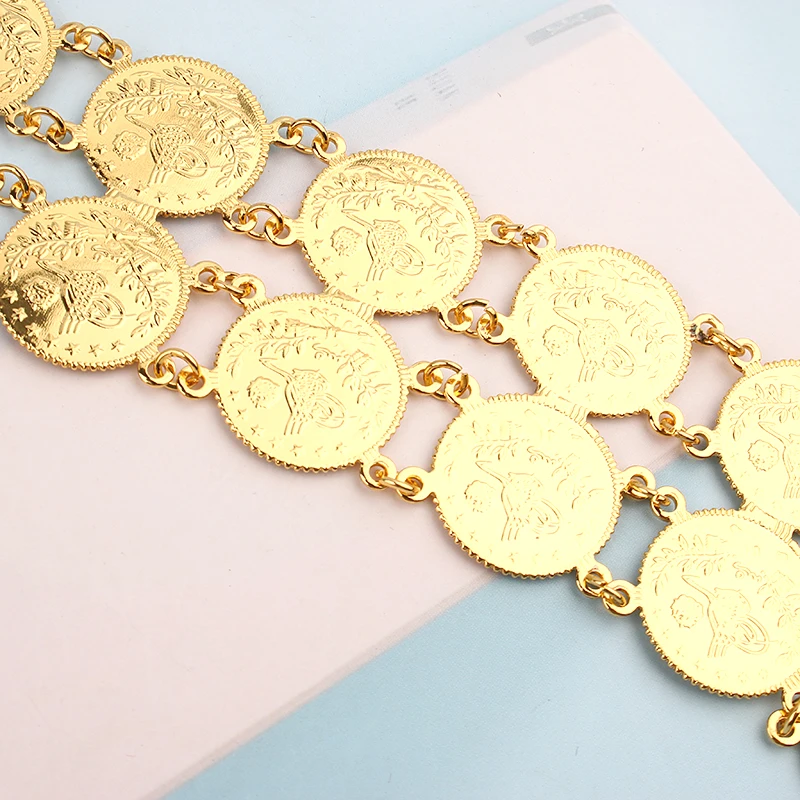 Coin Belt Kurdistan Wedding Jewelry Women Party Favors Body Accessories for Women Womens Belts for Party Dress Moroccan Bride