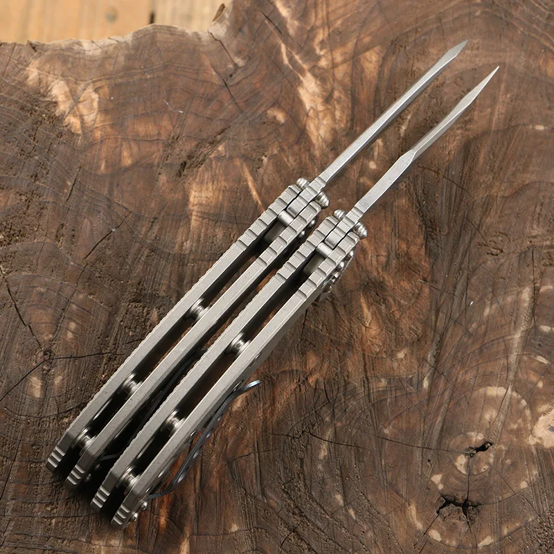 Green Thorn xm-18 TC4 titanium alloy handle VG10 blade outdoor