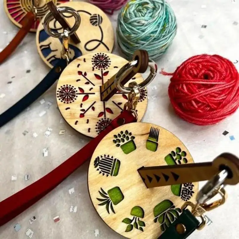 Wood Yarn Holder Wrist Yarn Dispenser Holder Wood Embroidery Accessories Arts Crafts Cardigans Sweaters Socks