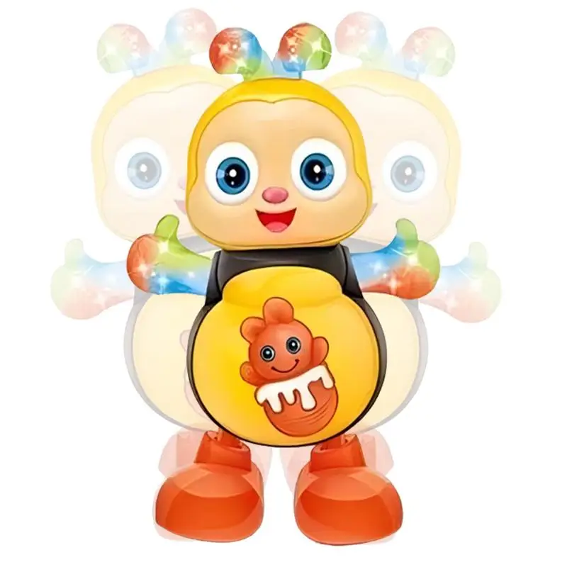 Dancing Bee Vocal Toys Cartoon Pets Electric Music Toy With Sound Flash Lighting Sing Dance for Kids Interactive Educational Toy 3