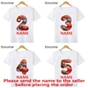 Disney Car Pixar Lightning McQueen Boys T shirt Kids Clothes 1 2 3 4 5 6 7 8 9 Years Birthday Children T-Shirts Baby Girls Tops 1