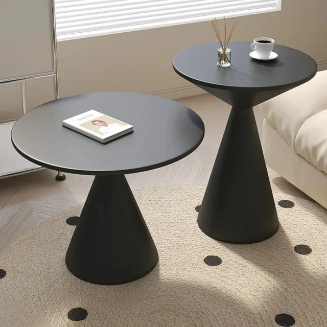 Table basse ronde, Table d'appoint pour salon, petit canapé, buffet, chambre à coucher, hôtel, Table d'angle, décor de salon moderne 1