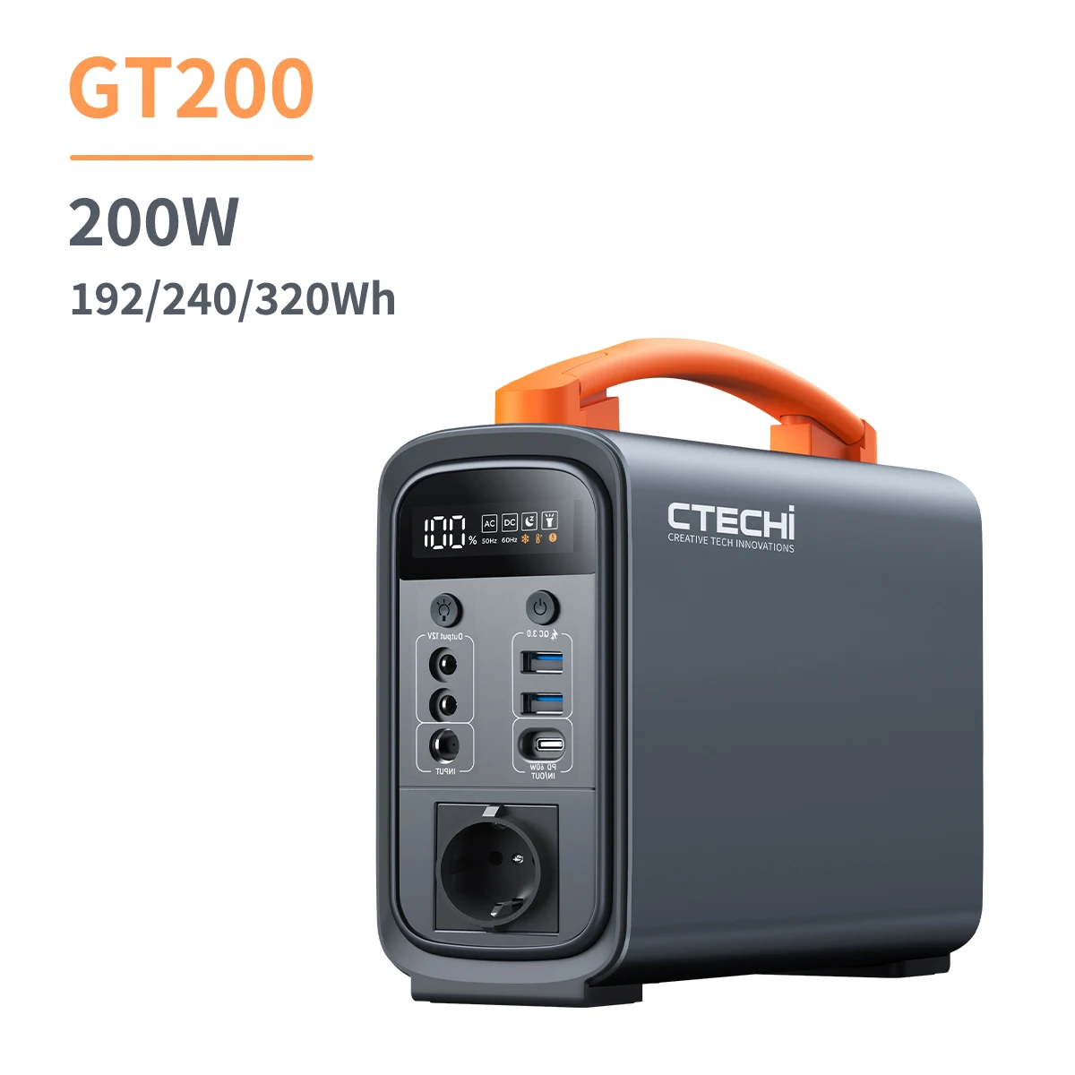 200W 태양광 발전기 야외 캠핑 휴대폰 컴퓨터 전원 공급 고용량 240Wh 320Wh 휴대용 전원 스테이션