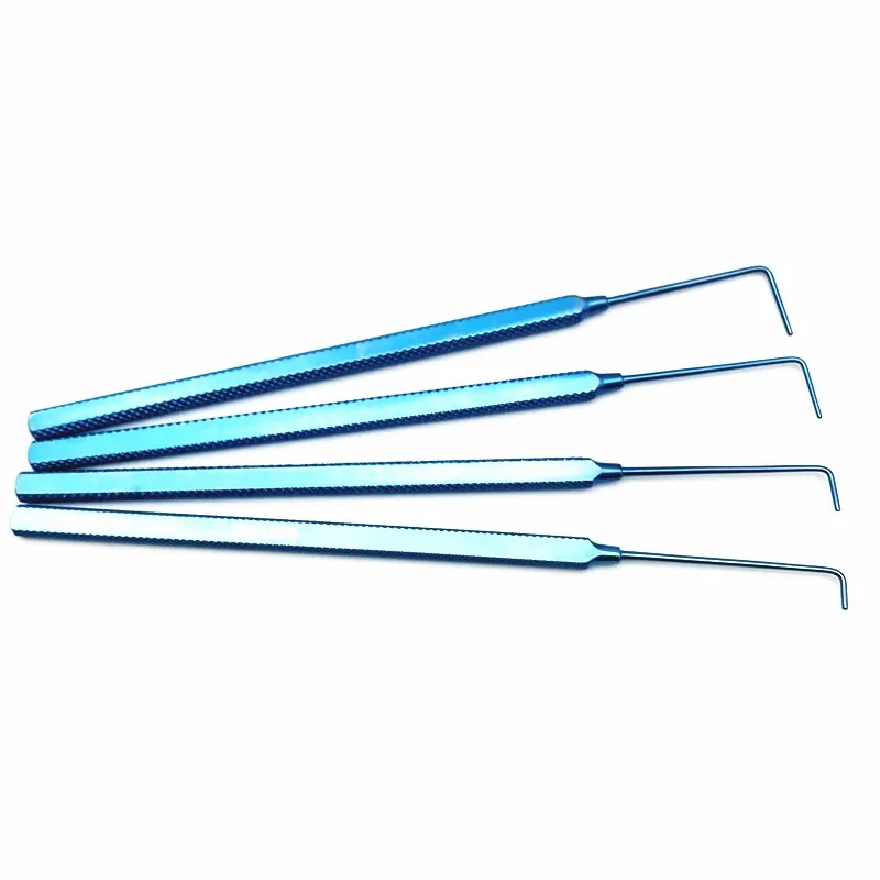 

Titanium Ophthalmology Strabismus Pull Hook Ophthalmic Hook Strabismus Hook Non-porous Round Head Muscle Hook