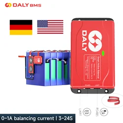 Daly bms 1A Active Balancer Lifepo4 16S Battery Equalizer Balanceador De Bateria 24V Balancing Board Battery Accessories