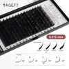 MAGEFY – extensions de cils synthétiques en vison, 16 rangées/étui, 8 ~ 15mm, mélange naturel Premium, fournitures d'extension de cils individuels, maquillage, Salon de beauté