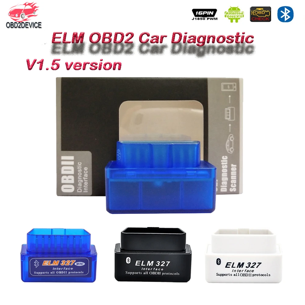 Super V1.5 Elm327 Bluetooth Obd2 Car Diagnostic Scanner In Ios/ Android ...