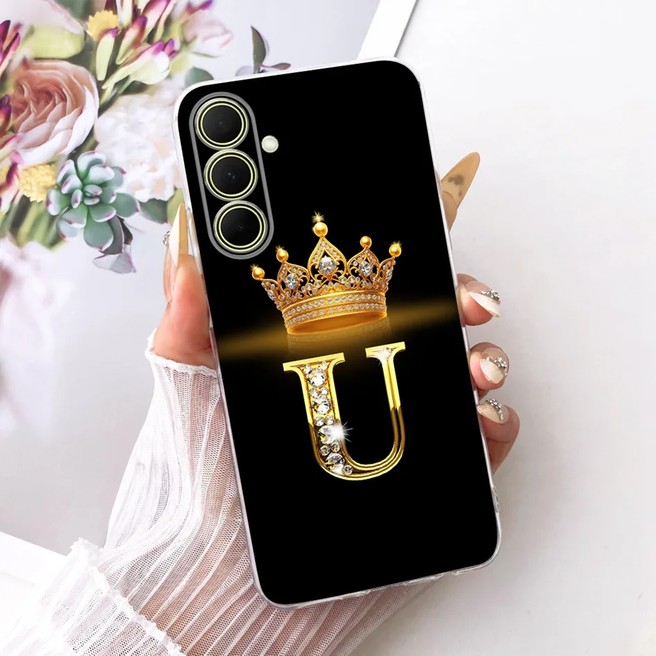 Luxury Crown Letters Soft Silicone Phone Case Bumper