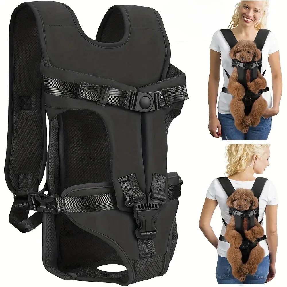 TAILUP Pet Carrier Backpack for Dogs Cat Thickened Sponge Pet Front Dog Carrier Backpacks Portable Puppy Transportation Dog Bag TAILUP Pet Carrier Backpack for Dogs Cat Thickened Sponge Pet Front Dog Carrier Backpacks Portable Puppy Transportation Dog Bag