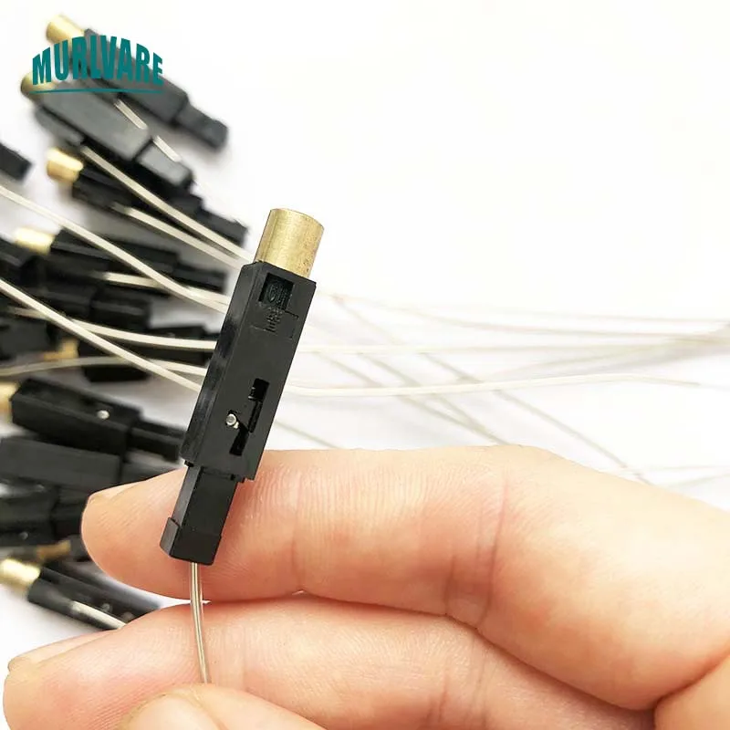 10Pcs 3.5*0.62*0.62cm Piezoelectric Electronic With Copper Cap Fireproof Wire For Spray Gun Cooker Accessories Piezo Igniter