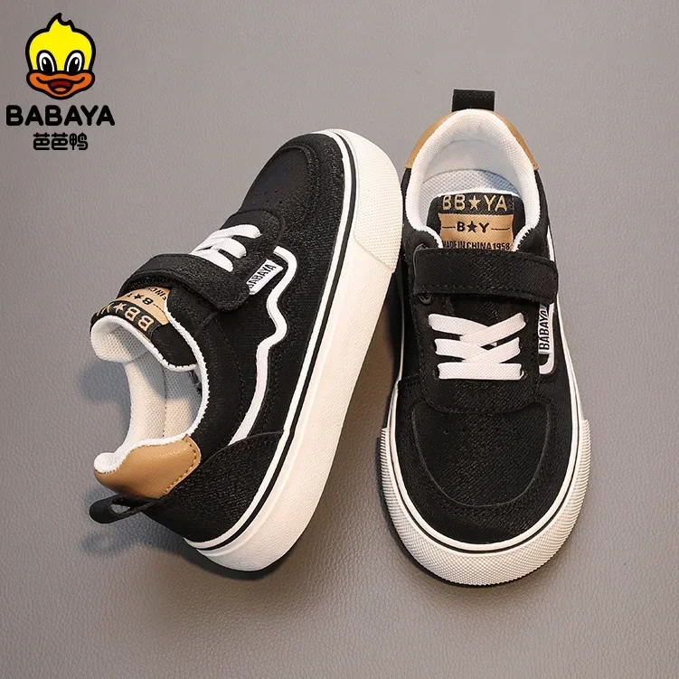 Babaya Children's Canvas Shoes Soft Sole Casual Shoes 2023 Spring New Boys' Canvas Shoes Children's Board Shoes 2