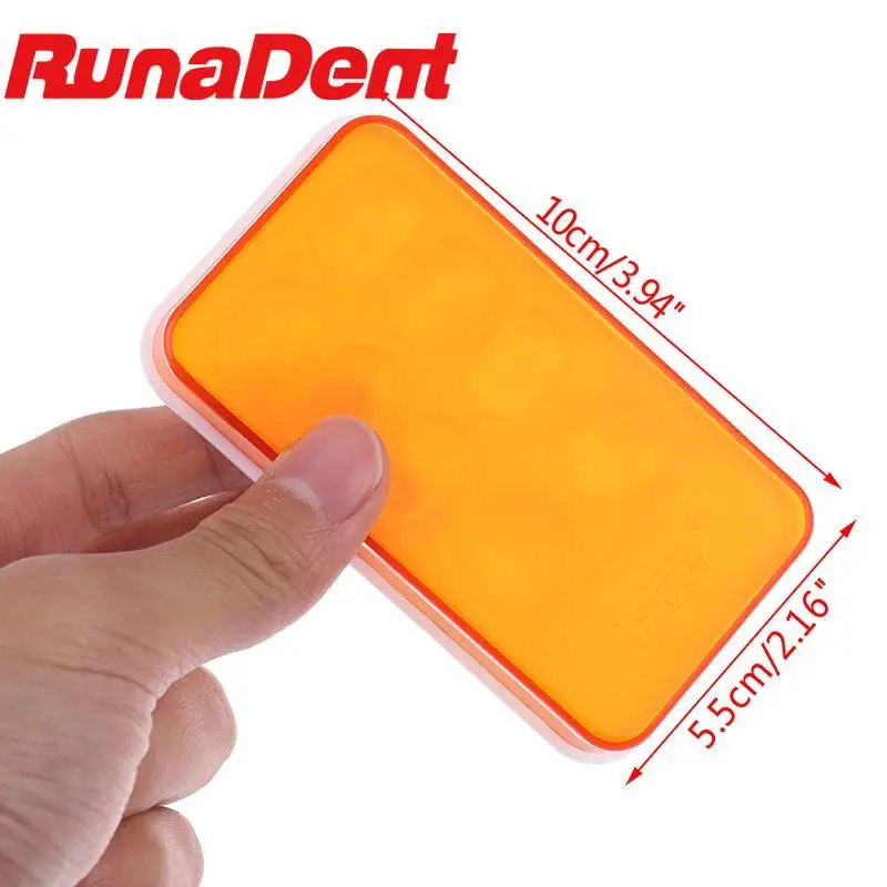 

1 шт. смешивающая увлажняющая пластина, стоматологическая Палетка с крышкой, 8 слотов, Палетка, стоматологическое лабораторное оборудование, полимер