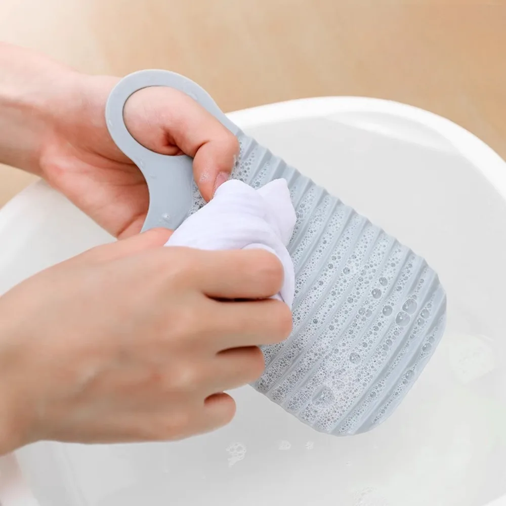 Laundry Board 1Pc Travel Portable Thicken Mini Washboard Creative Non-slip Washing Board Socks Clothes Cleaning Tools Laundry Products