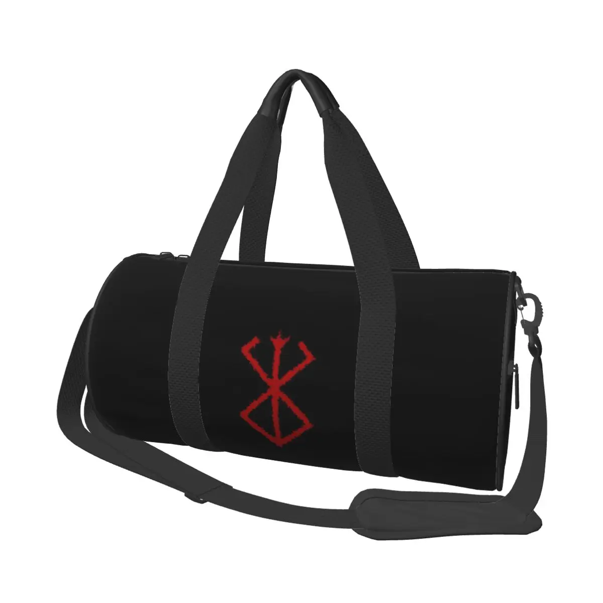 Round Large Capacity Travel Duffel Bag Anime B-Berserk Male Female Large-Capacity Hand Luggage Sports Fitness Bag