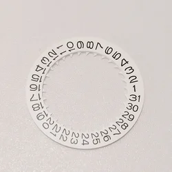 Automatic Mechanical Day - Date Dial Wheel - White & Black Design (White)