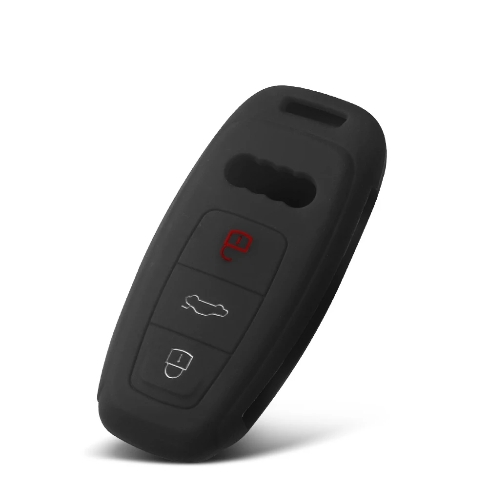 Cover chiave telecomando per Audi A6L A7 A8 A8L E-tron Q8 C8 2019 Silicone - S6757bd0bddbe45148d3327222078bfbcH