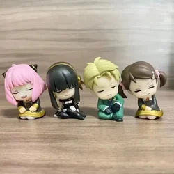 Cute SpyxFamily Figurines - Decorative Anime Character Statues and Desk Accessories (Set - 4pcs)