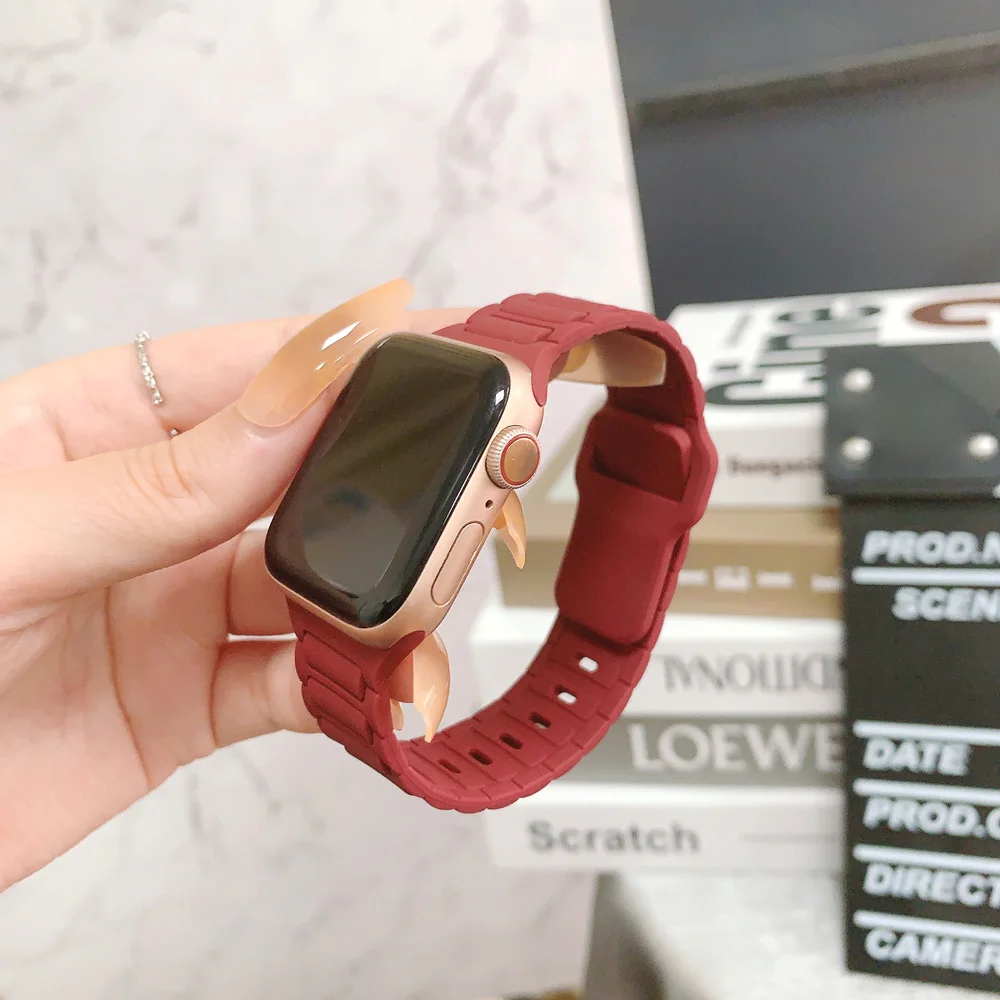 Premium Silicone Business Sports Watch Replacement Band
