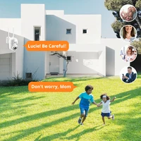 Caméra IP Wifi PTZ 5MP, Zoom numérique 5x, détection humaine par IA, surveillance extérieure sans fil, caméra de sécurité CCTV, protection ICSee 3