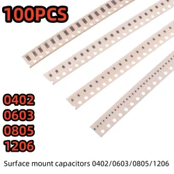 100PCS Assorted Surface Mount Capacitors Set - 1206 39PF 50V