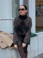 HH femmes mode tricoté simple boutonnage à manches longues col rond pull + été décontracté taille élastique solide Mini jupe ensemble Mujer 5