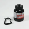 2PCS Portable Protein Powder Bottle Medicine Powder Bottle Mountain Climbing Buckle Bucket Powder Box Mini Portable Keychain 2