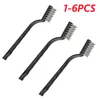1-6PCS Stainless Steel Rust Brush Brass Cleaning Polishing Detail Metal Brush Wire Mini Cleaning Tool Cleaning Brushes Household 1