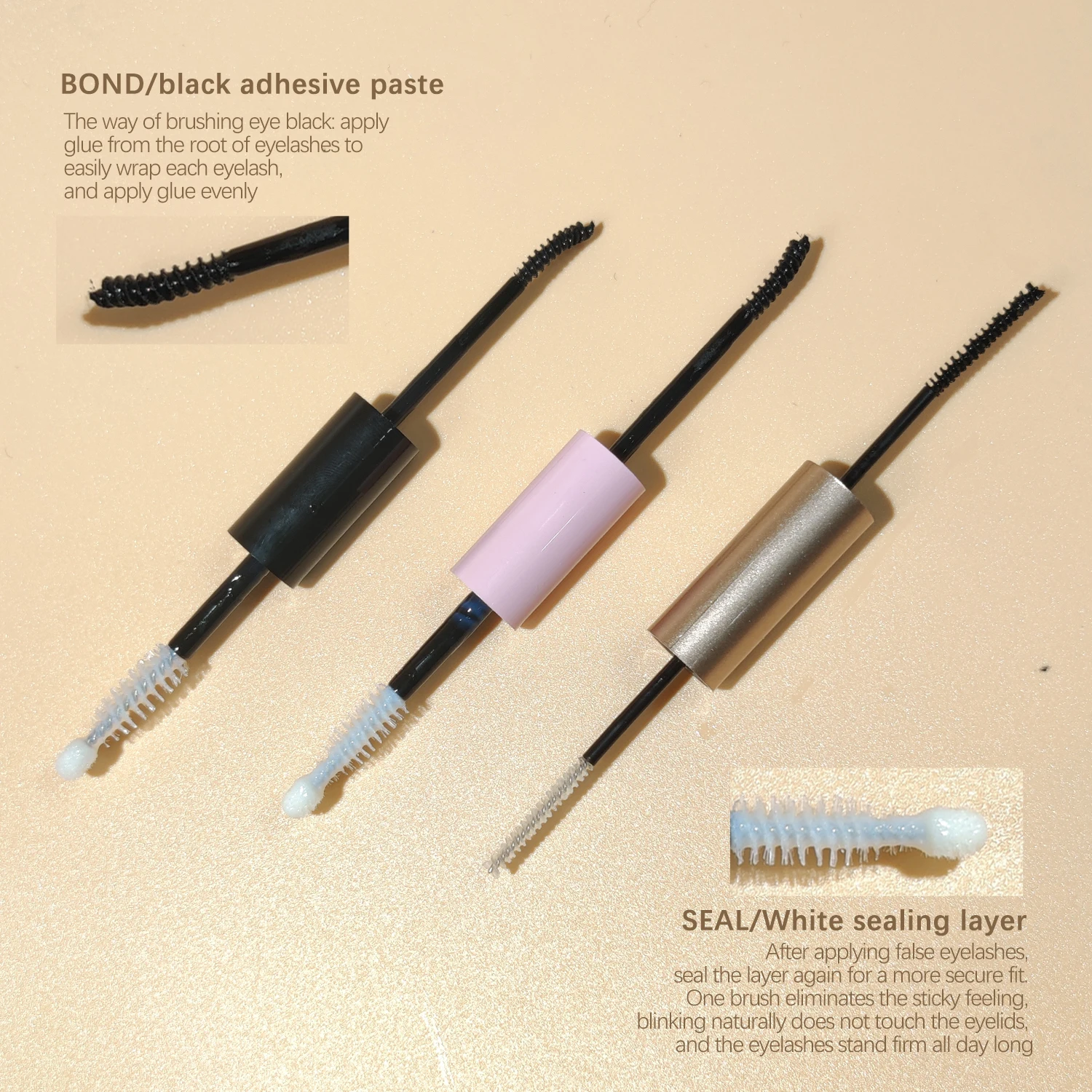 Lash Bond and Seal Long Lasting 2 in 1 Cluster Lash Glue Free Shipping Waterproof Fast Drying DIY Eyelash Extension Glue 2