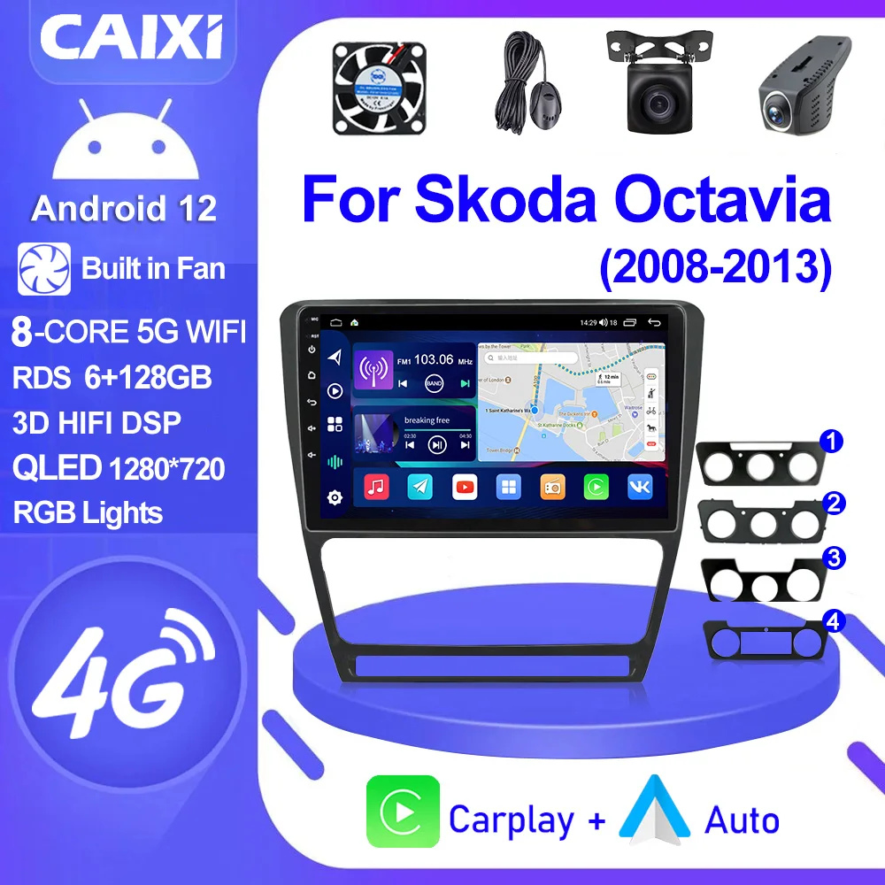 CAIXIAIVoiceWirelessCarPlayAndroidAutoforSKODAOctavia2A5