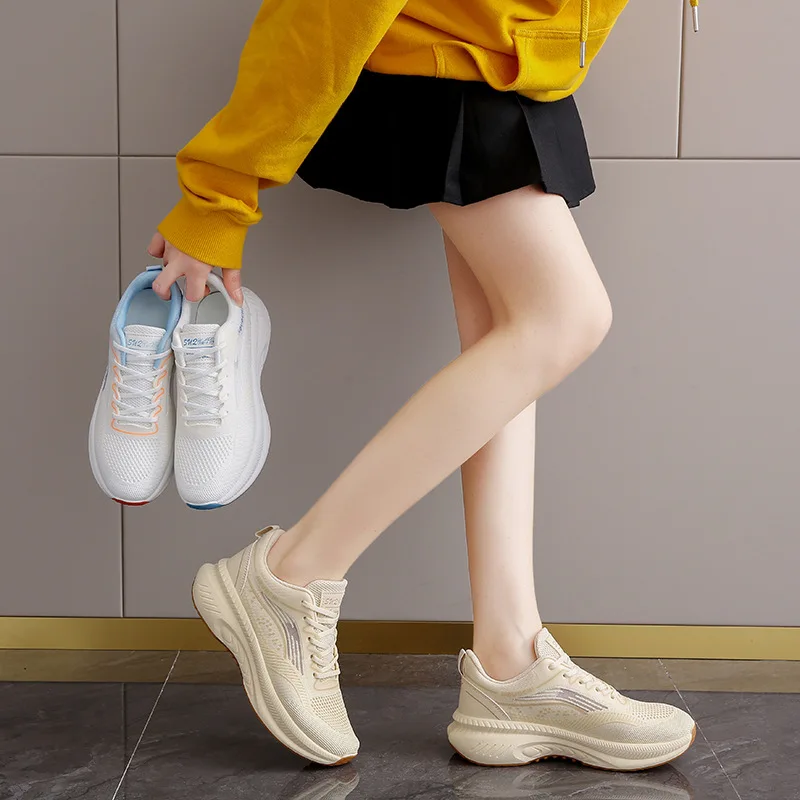 Spring & Summer Women Running Shoes Fashion Air Mesh Breathable Female Sneakers Sports Casual Size 35-40