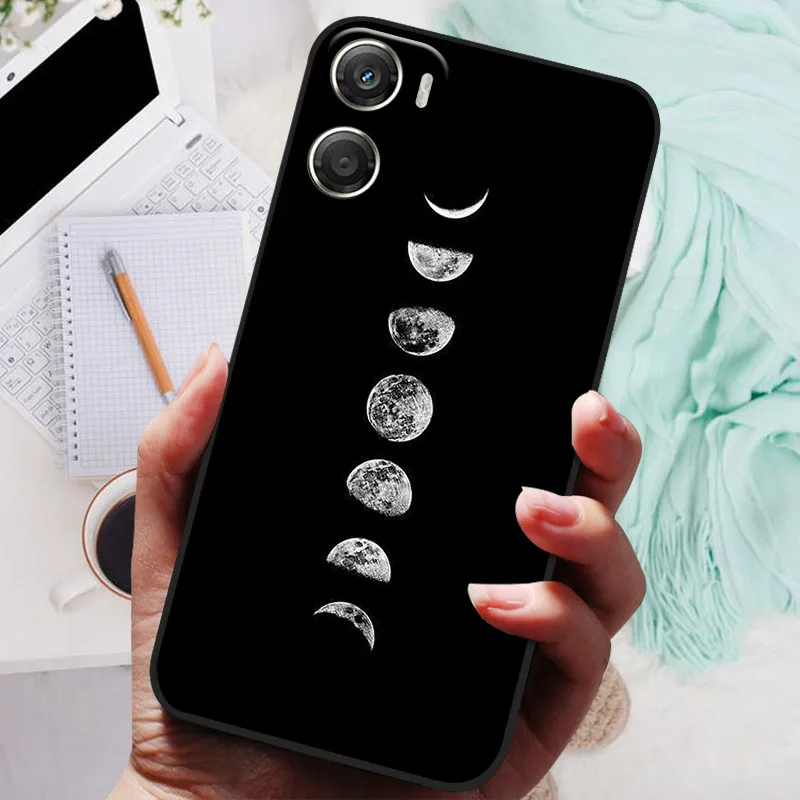 Cute Cat and Butterfly Printed Soft Phone Case - Stylish Back Cover Design