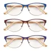 1PC Retro Half Frame Reading Glasses Unisex High-definition Hyperopia Eyewear Magnification Presbyopic Eyeglasses +1.0~+3.5 5