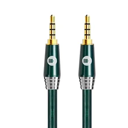 Premium 3.5mm Hi - Fi Stereo TRRS Shielded AUX Cable - 2m (3.5mm 4 - Pole)