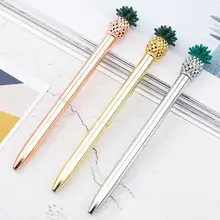 

Ballpoint Pen Non-slip Smooth Writing Metal Cute Pineapple Fountain Pen Stationery School Supplies