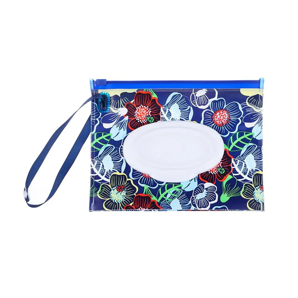 Torba na chusteczki nawilżane z zatrzaskowym paskiem EVA Pudełko na chusteczki nawilżane dla dzieci Przenośny pojemnik na chusteczki wielokrotnego użytku Ekologiczne etui na chusteczki czyszczące