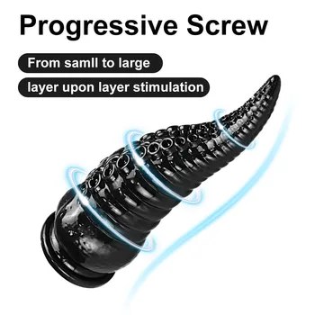 Animal Dildo Octopus Dildo Suction Cup Tentacle Sex Toys Alien Dick For Woman Man Wide Anal Butt Plug Vaginal Dilator Stimulator 3