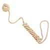 43.5CM Hemp Rope Bull Whip Cow Hide Horse whip for Horse Training Crop Whip 5