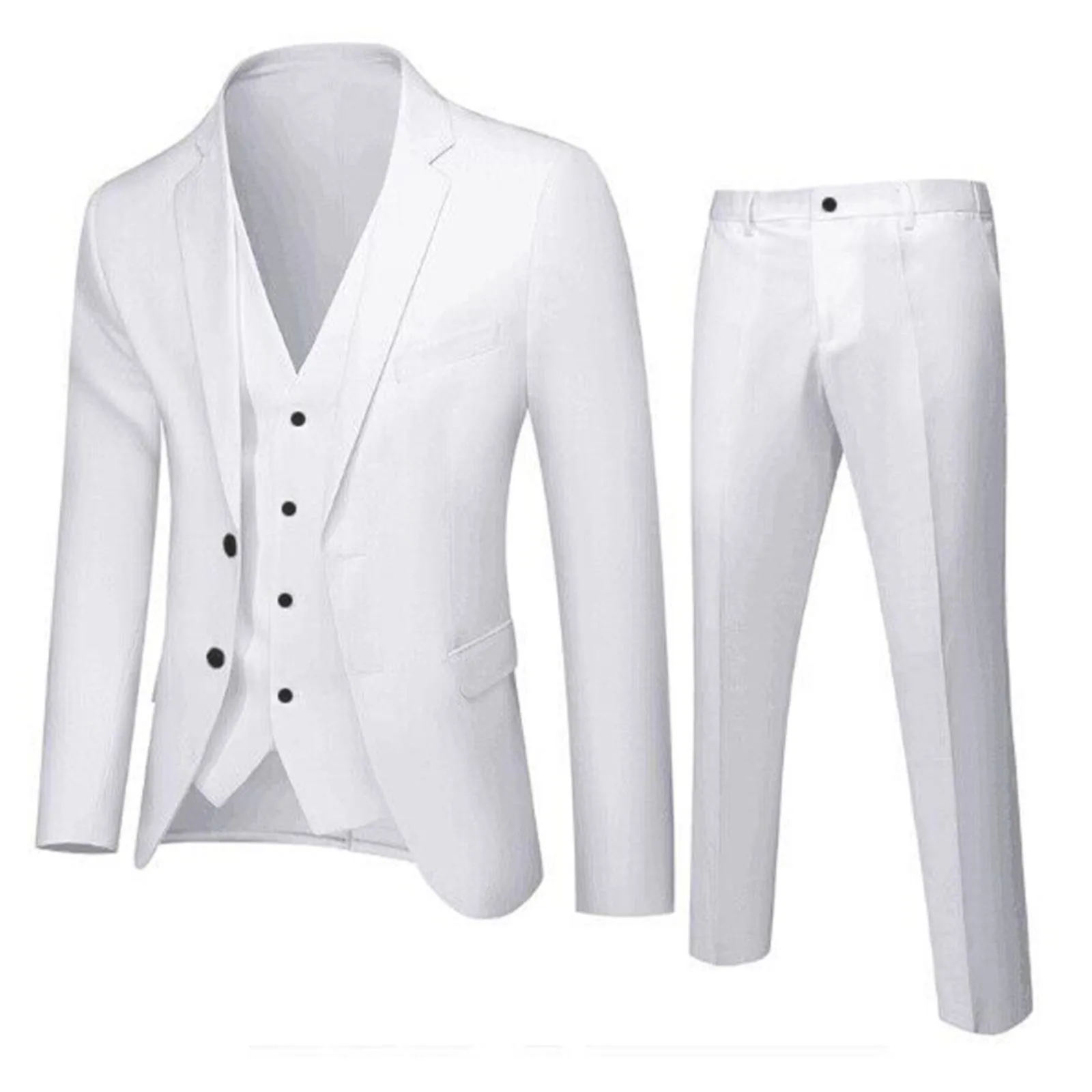Formal Suit Men&rsquo;s 3 Piece Suit Jacket Vest Pants Patterned Clothes for Men