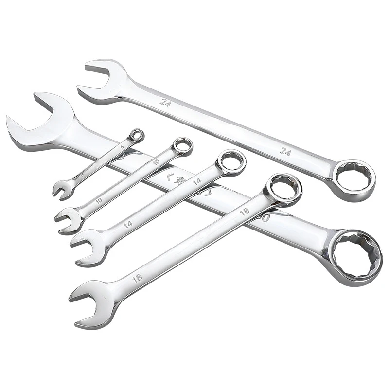 

8/10PCS 8-24mm Universal Socket Wrench Ratchet Wrench Combination Dual-purpose Ratchet Hand Tool Kit Set for Car Bicycle
