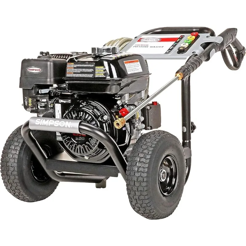 

Очистка PS3228 PowerShot 3300 PSI газовый мойщик высокого давления, 2,5 GPM, двигатель Honda GX200, включает распылитель и удлинитель Wa